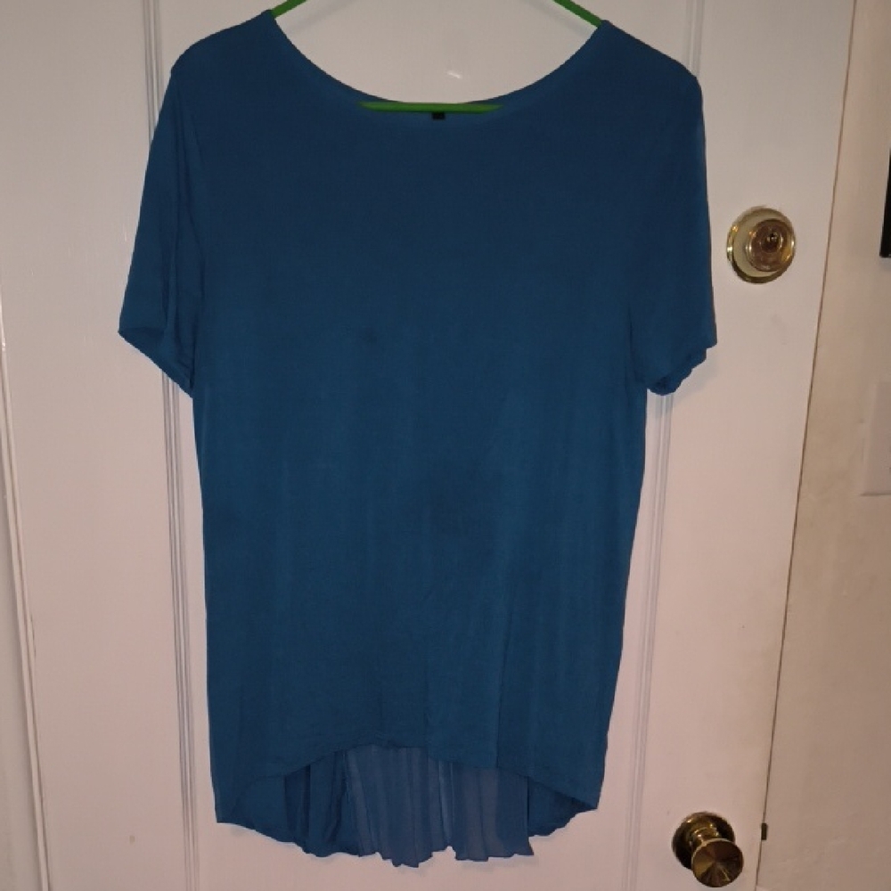 Stile Benetton | Teal Short Sleeve Top